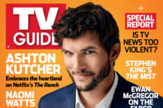 Ashton Kutcher on the cover of TV Guide
