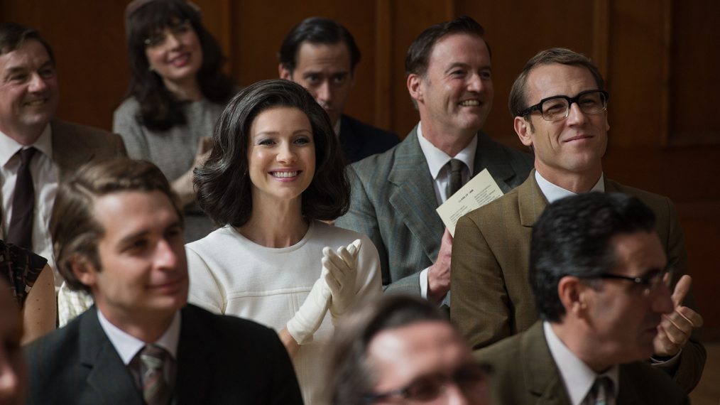 Caitriona Balfe (as Claire Randall Fraser), Tobias Menzies (as Frank Randall) - Outlander