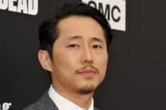 Steven Yeun attends AMC presents 'Talking Dead Live' for the premiere of The Walking Dead