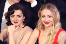 Maisie Williams and Sophie Turner during The 23rd Annual Screen Actors Guild Awards in 2017
