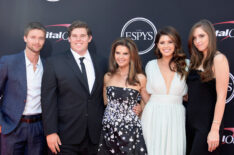 Patrick Schwarzenegger, Christopher Schwarzenegger, Maria Shriver, Katherine Schwarzenegger, and Christina Schwarzenegger attend The 2017 ESPYS