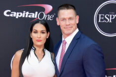 Nikki Bella and John Cena attend The 2017 ESPYS