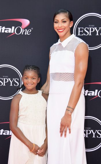 Candace Parker attends The 2017 ESPYS with and Lailaa Nicole Williams