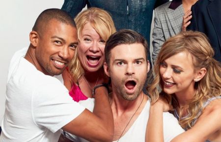 The Originals - Joseph Morgan, Phoebe Tonkin, and Yusuf Gatewood, Charles Michael Davis, Julie Plec, Daniel Gillies and Leah