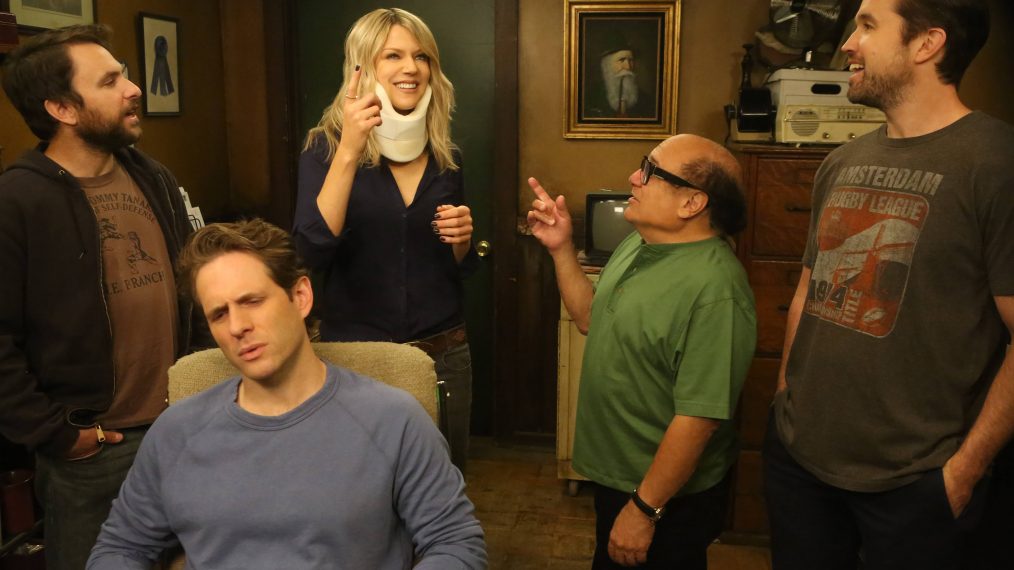 Charlie Day, Glenn Howerton, Kaitlin Olson, Danny DeVito, Rob McElhenney