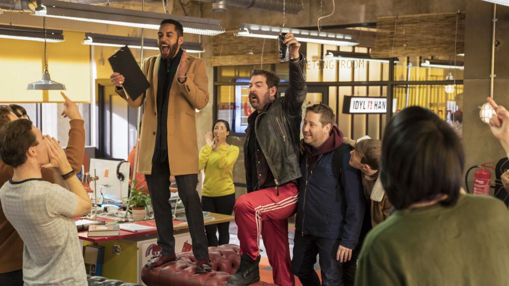 Loaded - Samuel Anderson as Leon, Jim Howick as Josh, Jonny Sweet as Ewan, Nick Helm as Watto