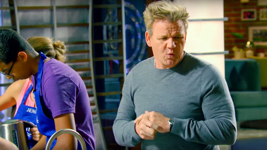 The face of MasterChef head judge Gordon Ramsay says it all — he's not a fan of halibut skin