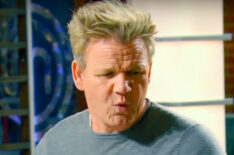 The face of MasterChef head judge Gordon Ramsay says it all — he's not a fan of halibut skin