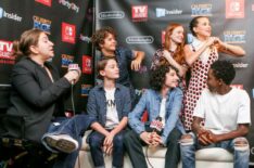 Comic Con 2017 - Stranger Things - Gaten Matarazzo, Sadie Sink, Millie Bobby Brown, Caleb McLaughlin, Finn Wolfhard, Noah Schnapp