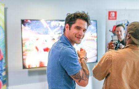 Tyler Posey from MTV's Teen Wolf in the TV Insider Studios at San Diego Comic-Con 2017