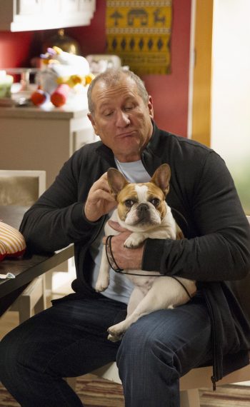 Modern Family – Ed O’Neill as Jay Pritchett with Stella