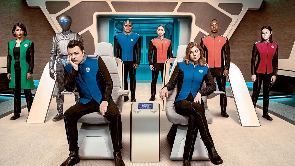 The Orville - Penny Johnson Jerald, Mark Jackson, Seth MacFarlane, Peter Macon, Scott Grimes, Adrianne Palicki, J. Lee and Halston Sage