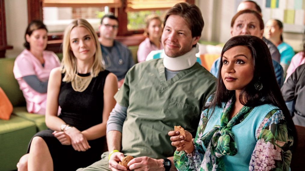 Mindy (Mindy Kaling) and the rest of the gang of the beloved comedy The Mindy Project begin their sixth and final season THE MINDY PROJECT - Rebecca Rittenhouse, Ike Barinholtz, Mindy Kaling