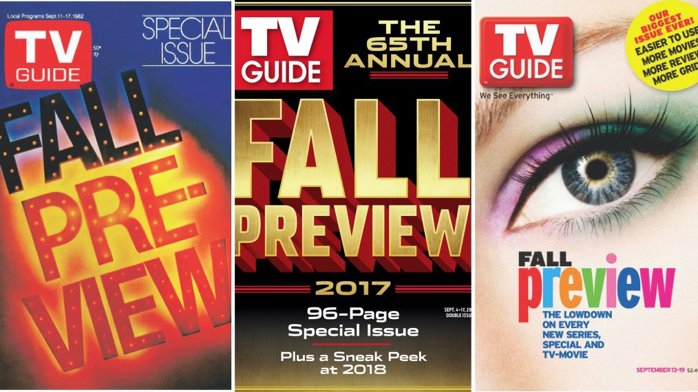 Fall Preview Flashback See All 65 TV Guide Magazine Fall Preview Covers