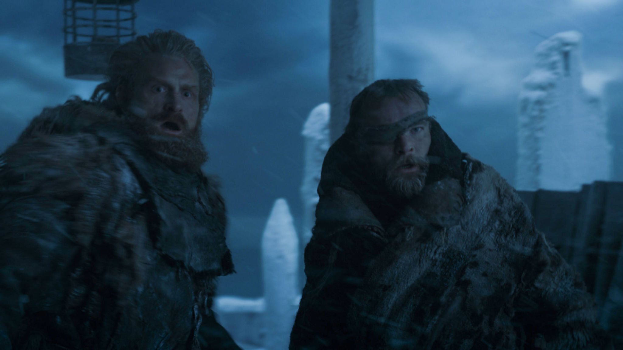 Game of Thrones - Kristofer Hivju as Tormund Giantsbane and Richard Dormer as Beric Dondarrion