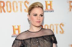 Anna Paquin attends the premiere screening of 'Night One' of the four night series 'Roots'