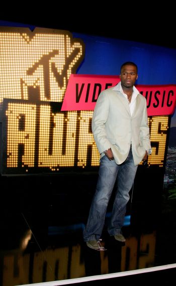 50 Cent arrives at the 2007 MTV Video Music Awards