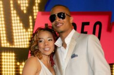 T.I. and his wife Tameka Cottle arrive at the 2007 MTV Video Music Awards