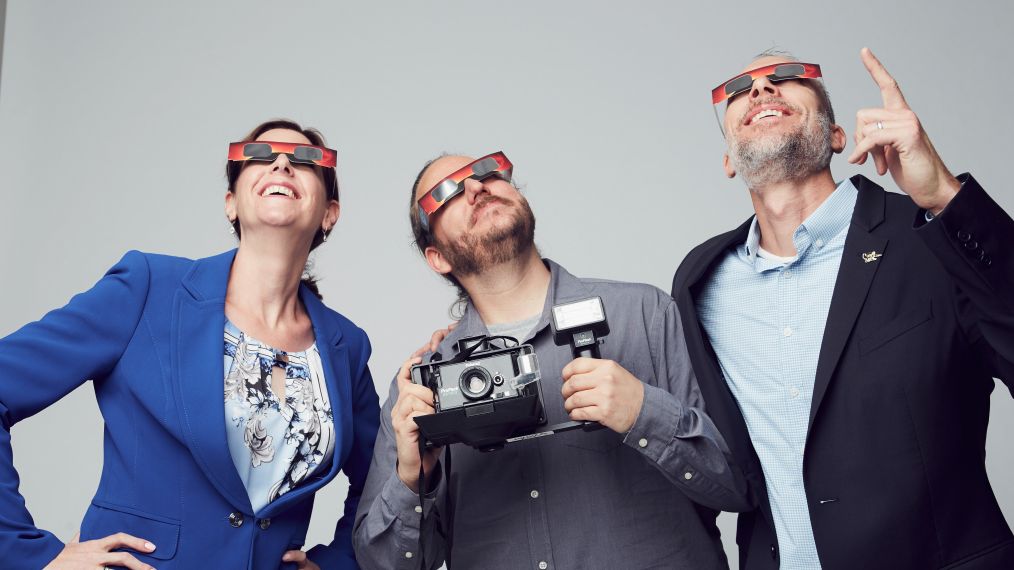 2017 Summer TCA - Portraits - Director Angela Des Jardins, senior research scientist Amir Caspi and Professor James Bullock of