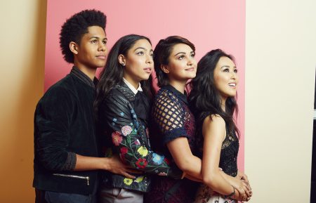 2017 Summer TCA - Portraits - Rhenzy Feliz, Allegra Acosta, Ariela Barer, and Lyrica Okano