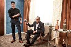 Nicholas Gonzalez and Hill Harper of ABC's 'The Good Doctor' pose for a portrait during the 2017 Summer Television Critics Association Press Tour