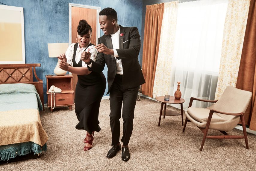 Yvette Nicole Brown and Brandon Micheal Hall of ABC's 'The Mayor' pose for a portrait during the 2017 Summer Television Critics Association Press Tour