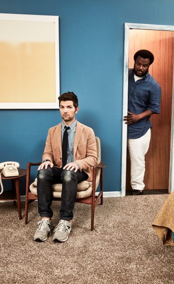 Executive producers/actors Adam Scott and Craig Robinson of FOX's 'Ghosted' pose for a portrait during the 2017 Summer Television Critics Association Press Tour