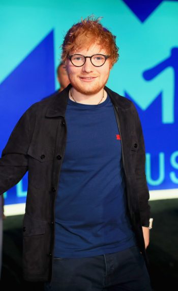 Ed Sheeran attends the 2017 MTV Video Music Awards