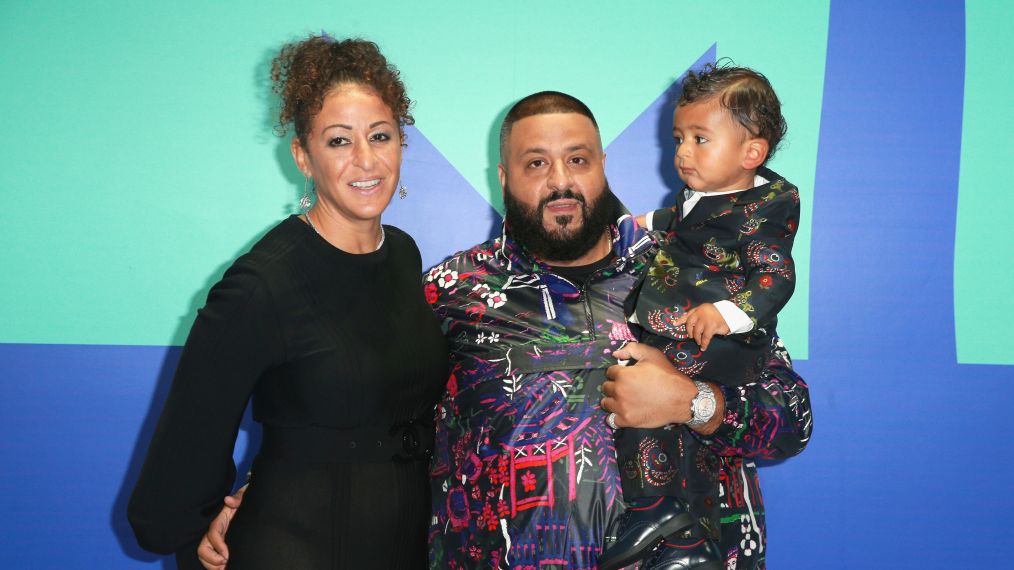 DJ Khaled, and Asahd Tuck Khaled attend the 2017 MTV Video Music Awards