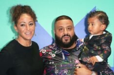 DJ Khaled, and Asahd Tuck Khaled attend the 2017 MTV Video Music Awards