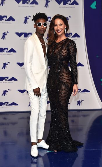 21 Savage and Amber Rose attend the 2017 MTV Video Music Awards