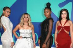 Dinah Jane, Ally Brooke, Normani Kordei, and Lauren Jauregui of music group Fifth Harmony attend the 2017 MTV Video Music Awards