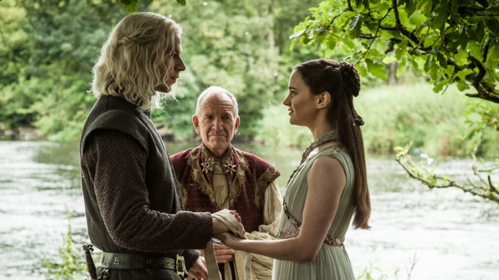 Game of Thrones - Wilf Scolding as Rhaegar Targaryen and Aisling Franciosi as Lyanna Stark