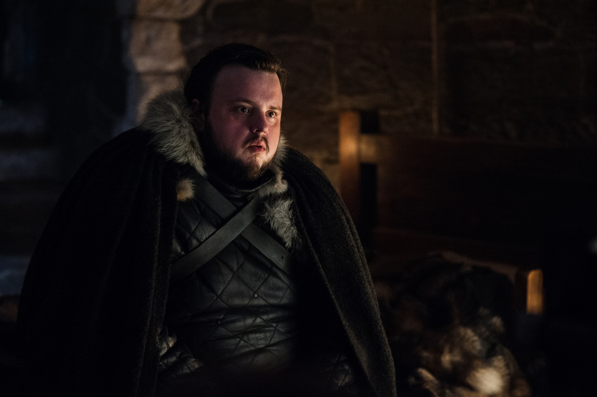 John Bradley as Samwell Tarly in Game of Thrones