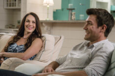 Amanda Righetti and Peter Porte in Love at the Shore on Hallmark Channel