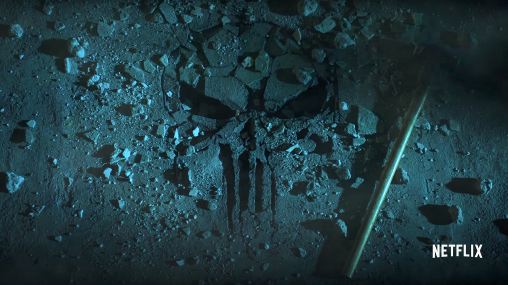 screen grab from Marvel's The Punisher trailer