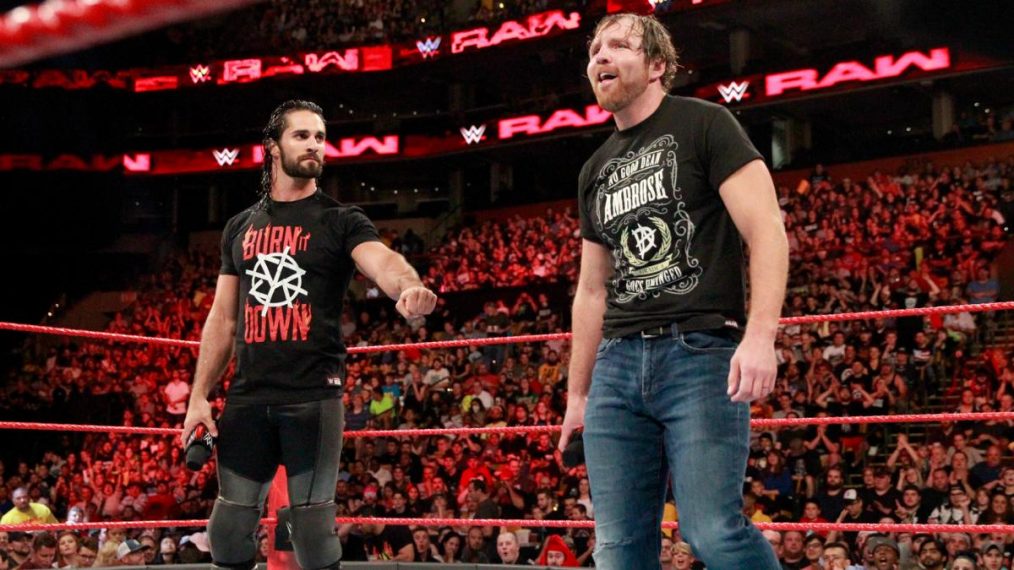 Seth Rollins with Dean Ambrose in Raw