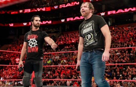 Seth Rollins with Dean Ambrose in Raw