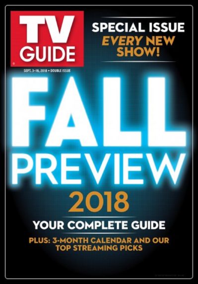 TV Guide Magazine fall preview 2018