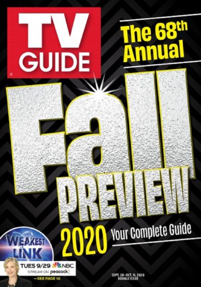 TV Guide Magazine Fall Preview 2020