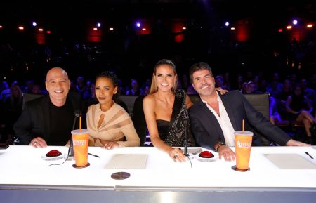 America's Got Talent Judges - Howie Mandel, Mel B., Heidi Klum and Simon Cowell.