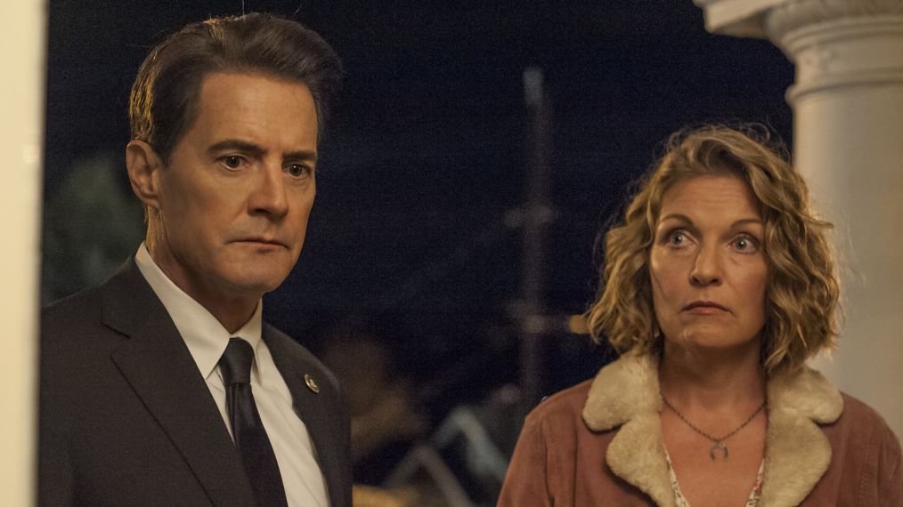 Kyle MacLachlan and Sheryl Lee in the 2017 Twin Peaks