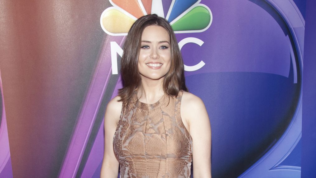 Megan Boone attends the 2015 NBC Upfront Presentation