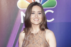 Megan Boone attends the 2015 NBC Upfront Presentation