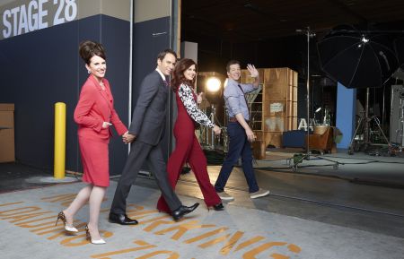 Will & Grace - Megan Mullally as Karen Walker, Eric McCormack as Will Truman, Debra Messing as Grace Adler, Sean Hayes as Jack McFarland