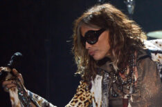 Steven Tyler of Aerosmith performs onstage during Fox's 'merican Idol 2012 results show