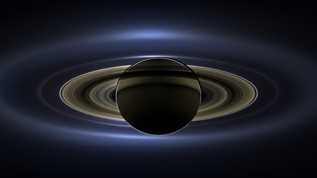 Cassini Spacecraft Sends Picture Of Backlit Saturn