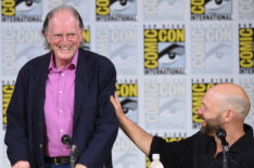 David Bradley and Corey Stoll at Comic-Con International 2017
