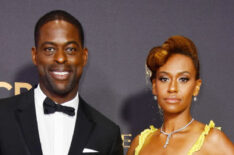 Sterling K. Brown and Ryan Michelle Bathe attend the 69th Annual Primetime Emmy Awards in 2017