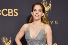 Anna Chlumsky attends the 69th Annual Primetime Emmy Awards